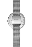 Buy Shop Calvin Klein Authentic Black Dial Silver Mesh Bracelet Watch for Women - K8G23121 USA Online