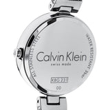 Buy Shop Calvin Klein Authentic Black Dial Silver Mesh Bracelet Watch for Women - K8G23121 USA Online