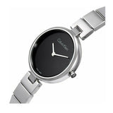 Buy Shop Calvin Klein Authentic Black Dial Silver Steel Strap Watch for Women - K8G23141 USA Online