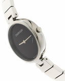 Buy Shop Calvin Klein Authentic Black Dial Silver Steel Strap Watch for Women - K8G23141 USA Online