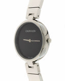 Buy Shop Calvin Klein Authentic Black Dial Silver Steel Strap Watch for Women - K8G23141 USA Online