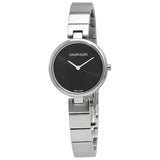 Buy Shop Calvin Klein Authentic Black Dial Silver Steel Strap Watch for Women - K8G23141 USA Online