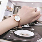 Buy Shop Calvin Klein Authentic Mother of Pearl Dial Rose Gold Mesh Bracelet Watch for Women - K8G2362G USA Online