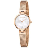 Buy Shop Calvin Klein Authentic Mother of Pearl Dial Rose Gold Mesh Bracelet Watch for Women - K8G2362G USA Online