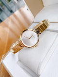Buy Shop Calvin Klein Authentic Silver Dial Gold Steel Strap Watch for Women - K8G23546 USA Online