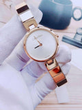 Buy Shop Calvin Klein Authentic Silver Dial Gold Steel Strap Watch for Women - K8G23546 USA Online
