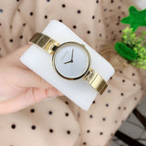 Buy Shop Calvin Klein Authentic Silver Dial Gold Steel Strap Watch for Women - K8G23546 USA Online