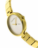 Buy Shop Calvin Klein Authentic Silver Dial Gold Steel Strap Watch for Women - K8G23546 USA Online