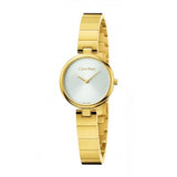 Buy Shop Calvin Klein Authentic Silver Dial Gold Steel Strap Watch for Women - K8G23546 USA Online