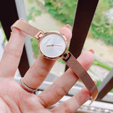 Buy Shop Calvin Klein Authentic Silver Dial Rose Gold Mesh Bracelet Watch for Women - K8G23626 USA Online