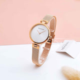 Buy Shop Calvin Klein Authentic Silver Dial Rose Gold Mesh Bracelet Watch for Women - K8G23626 USA Online