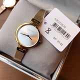Buy Shop Calvin Klein Authentic White Dial Rose Gold Mesh Bracelet Watch for Women - K8G23526 USA Online