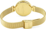 Buy Shop Calvin Klein Authentic White Dial Rose Gold Mesh Bracelet Watch for Women - K8G23526 USA Online