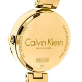Buy Shop Calvin Klein Authentic White Dial Rose Gold Mesh Bracelet Watch for Women - K8G23526 USA Online