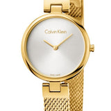 Buy Shop Calvin Klein Authentic White Dial Rose Gold Mesh Bracelet Watch for Women - K8G23526 USA Online