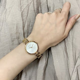 Buy Shop Calvin Klein Authentic White Dial Rose Gold Steel Strap Watch for Women - K8G23646 USA Online