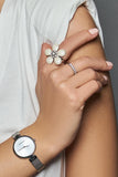 Buy Shop Calvin Klein Authentic White Dial Silver Mesh Bracelet Watch for Women - K8G23126 USA Online