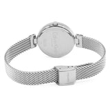Buy Shop Calvin Klein Authentic White Dial Silver Mesh Bracelet Watch for Women - K8G23126 USA Online