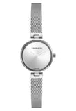 Buy Shop Calvin Klein Authentic White Dial Silver Mesh Bracelet Watch for Women - K8G23126 USA Online