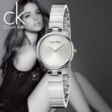 Buy Shop Calvin Klein Authentic White Dial Silver Steel Strap Watch for Women - K8G23146 USA Online
