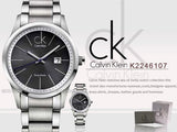 Buy Shop Calvin Klein Bold Black Dial Silver Steel Strap Watch for Men - K2246107 USA Online
