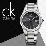 Buy Shop Calvin Klein Bold Black Dial Silver Steel Strap Watch for Men - K2246107 USA Online