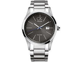 Buy Shop Calvin Klein Bold Black Dial Silver Steel Strap Watch for Men - K2246107 USA Online
