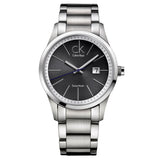 Buy Shop Calvin Klein Bold Black Dial Silver Steel Strap Watch for Men - K2246107 USA Online
