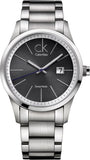 Buy Shop Calvin Klein Bold Black Dial Silver Steel Strap Watch for Men - K2246107 USA Online