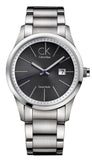 Buy Shop Calvin Klein Bold Black Dial Silver Steel Strap Watch for Men - K2246107 USA Online