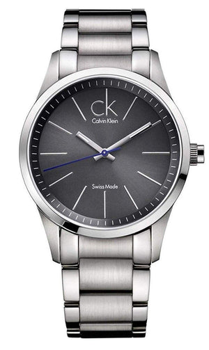 Buy Shop Calvin Klein Bold Grey Dial Silver Steel Strap Watch for Men - K2241107 USA Online