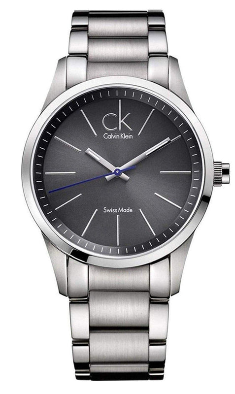 Buy Shop Calvin Klein Bold Grey Dial Silver Steel Strap Watch for Men - K2241107 USA Online