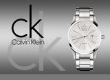 Buy Shop Calvin Klein Bold Silver Dial Silver Steel Strap Watch for Men - K2246120 USA Online