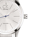 Buy Shop Calvin Klein Bold Silver Dial Silver Steel Strap Watch for Men - K2246120 USA Online