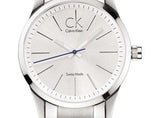 Buy Shop Calvin Klein Bold Silver Dial Silver Steel Strap Watch for Men - K2246120 USA Online