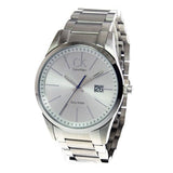 Buy Shop Calvin Klein Bold Silver Dial Silver Steel Strap Watch for Men - K2246120 USA Online