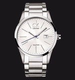 Buy Shop Calvin Klein Bold Silver Dial Silver Steel Strap Watch for Men - K2246120 USA Online