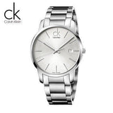 Buy Shop Calvin Klein Bold White Dial Silver Steel Strap Watch for Men - K2241120 USA Online