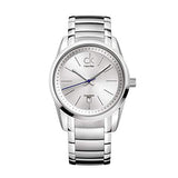 Buy Shop Calvin Klein Bold White Dial Silver Steel Strap Watch for Men - K2241120 USA Online