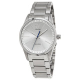 Buy Shop Calvin Klein Bold White Dial Silver Steel Strap Watch for Men - K2241120 USA Online