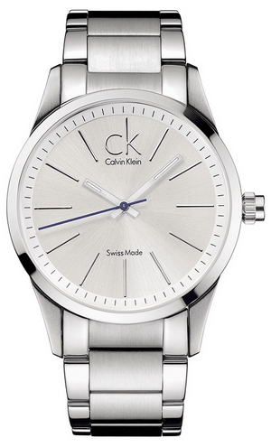 Buy Shop Calvin Klein Bold White Dial Silver Steel Strap Watch for Men - K2241120 USA Online