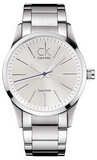 Buy Shop Calvin Klein Bold White Dial Silver Steel Strap Watch for Men - K2241120 USA Online