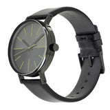 Buy Shop Calvin Klein Boost Black Dial Black Leather Strap Watch for Men - K7Y214CL USA Online