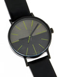 Buy Shop Calvin Klein Boost Black Dial Black Leather Strap Watch for Men - K7Y214CL USA Online