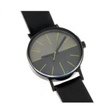 Buy Shop Calvin Klein Boost Black Dial Black Leather Strap Watch for Men - K7Y214CL USA Online