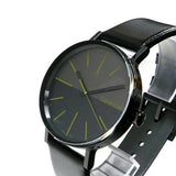 Buy Shop Calvin Klein Boost Black Dial Black Leather Strap Watch for Men - K7Y214CL USA Online