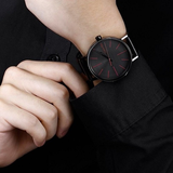 Buy Shop Calvin Klein Boost Black Dial Black Leather Strap Watch for Men - K7Y214CY USA Online