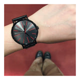 Buy Shop Calvin Klein Boost Black Dial Black Leather Strap Watch for Men - K7Y214CY USA Online