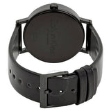 Buy Shop Calvin Klein Boost Black Dial Black Leather Strap Watch for Men - K7Y214CZ USA Online