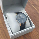 Buy Shop Calvin Klein Boost Black Dial Black Leather Strap Watch for Men - K7Y21TCZ USA Online